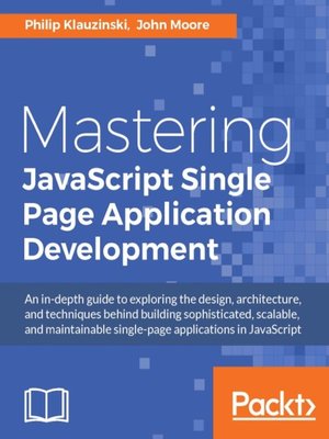 cover image of Mastering JavaScript Single Page Application Development